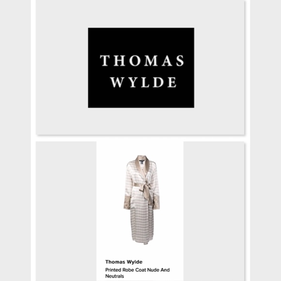 Thomas Wylde Other - Thomas Wylde Chakra Silk Robe designer Retail $710
